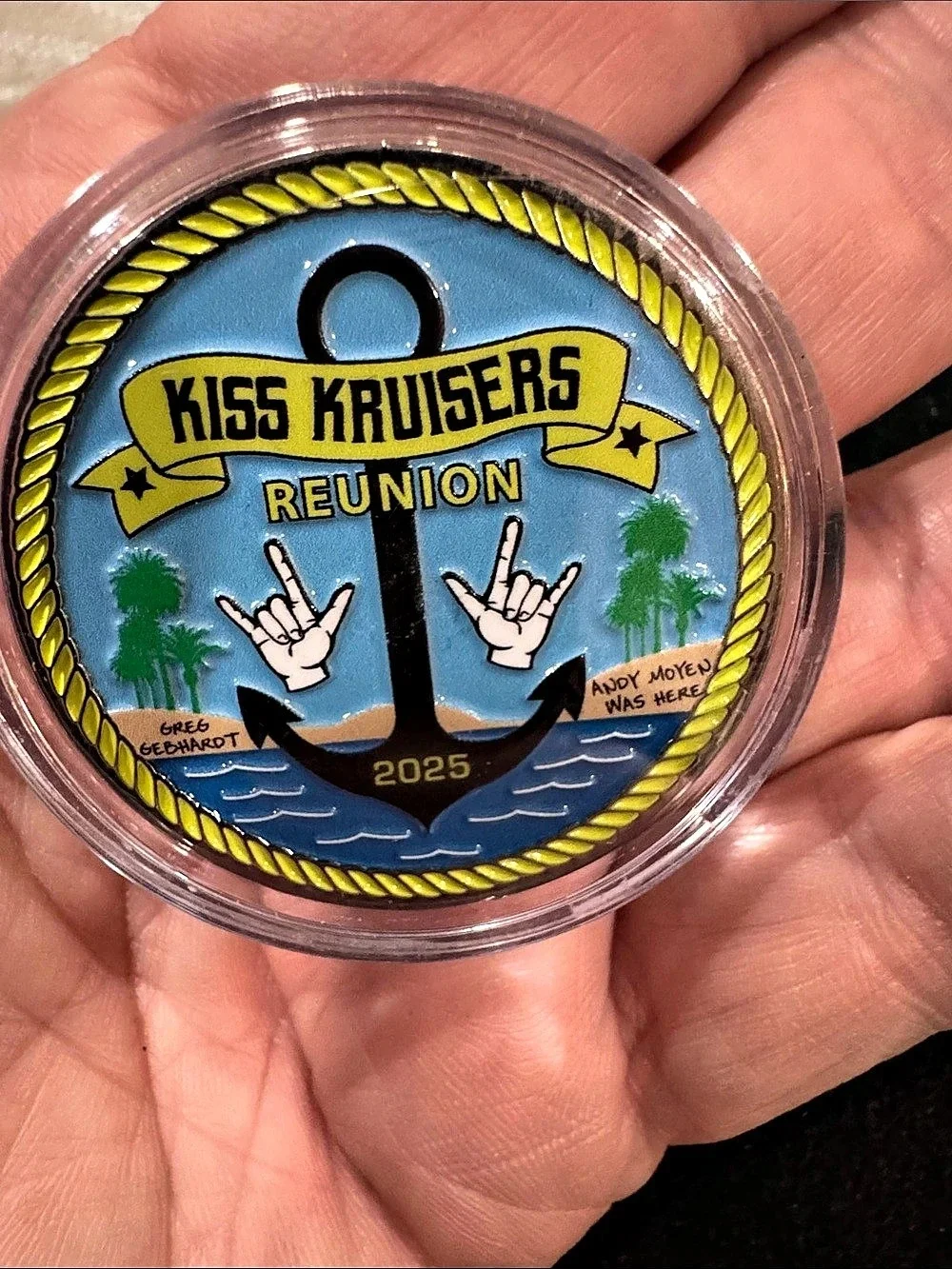 KISS Kiss Kruisers Reunion 2025 Collectible Coin